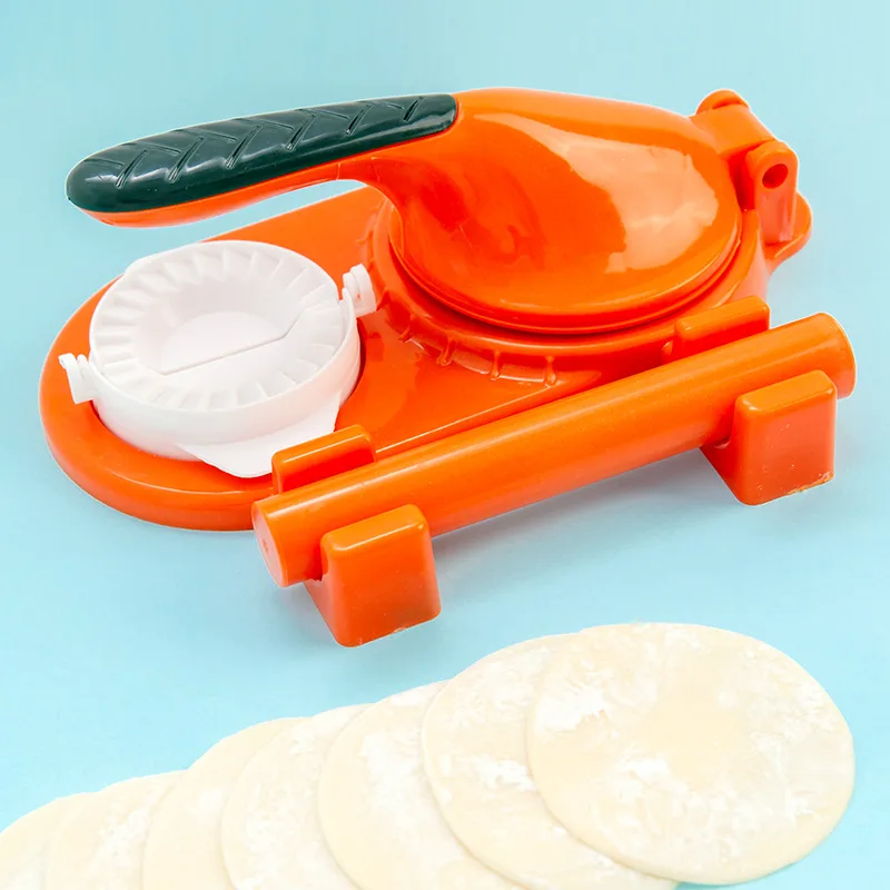 3 In 1 Dumpling Maker Portable Handmade Artifact Props Kitchen Tools Gadgets Orange - Shop at LoveMi