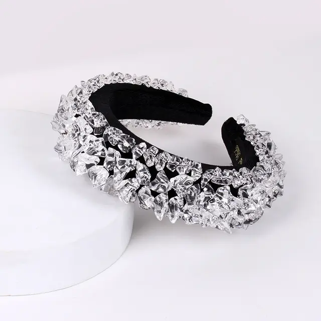 Europe And America Baroque Sponge Hairband Hair Accessories No1 - Shop at LoveMi