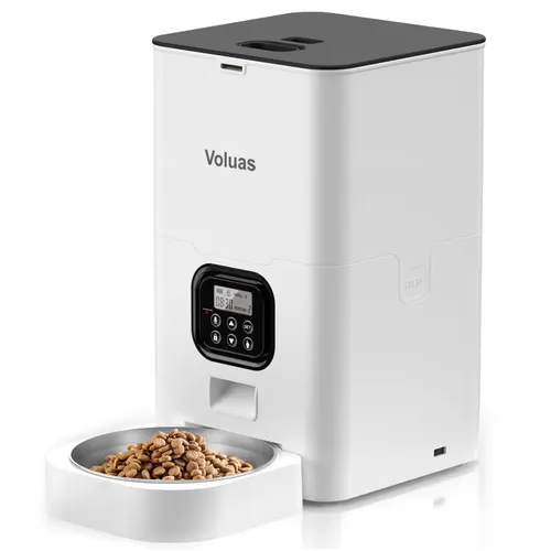 Household Pet Intelligent Automatic Double Meal Feeder Eu - Shop at LoveMi