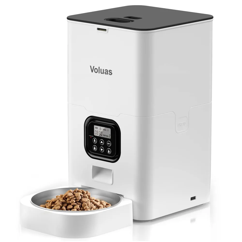 Household Pet Intelligent Automatic Double Meal Feeder - Eu
