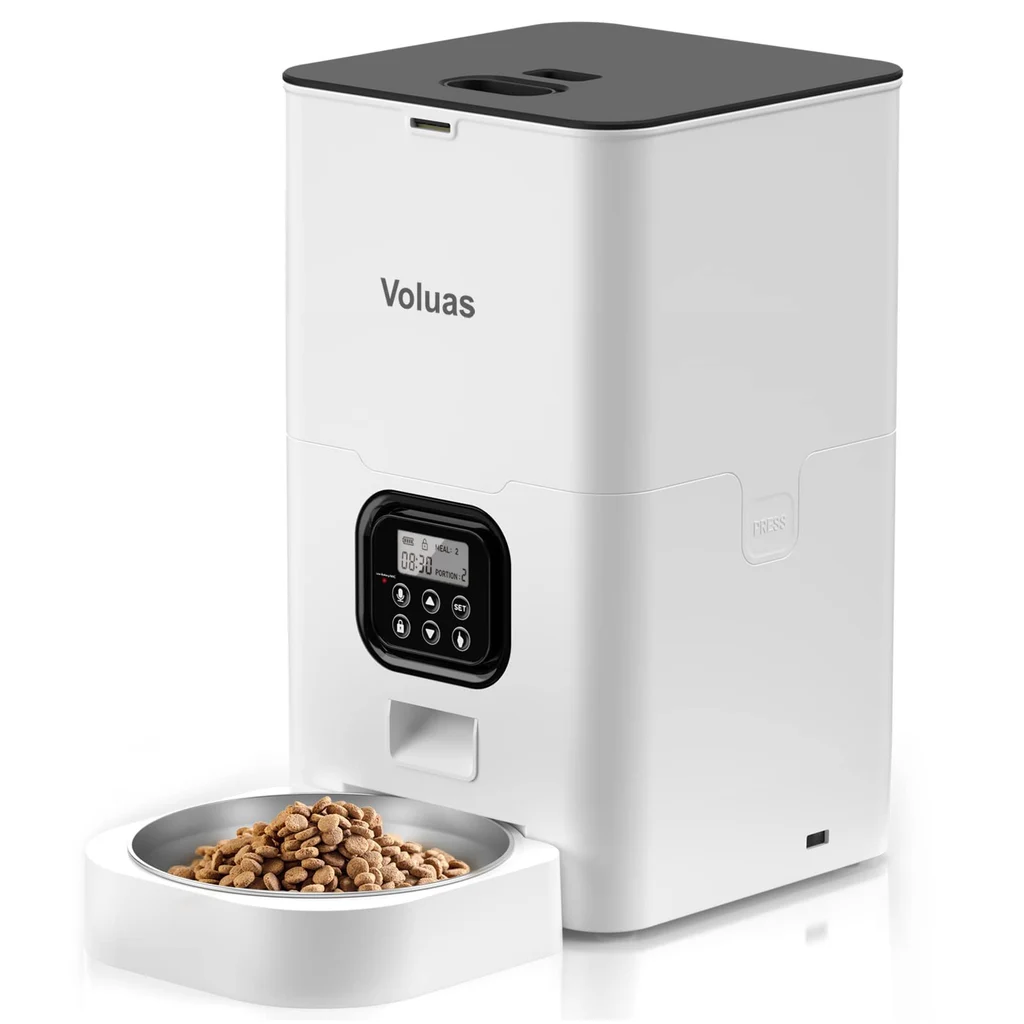 Household Pet Intelligent Automatic Double Meal Feeder - Us