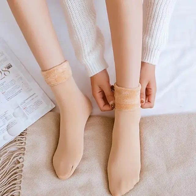 Korean Long Barrel Autumn And Winter Floor Bare Leg Artifact Color Of Skin - Shop at LoveMi