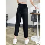 Black Summer Cropped Pants