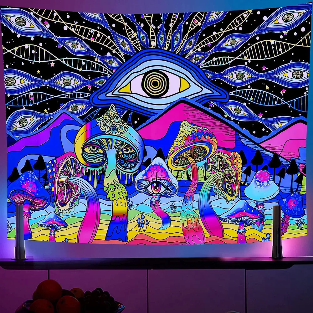 Wall Decoration Home Background Fluorescent Tapestries A8 - Shop at LoveMi