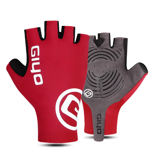Men's And Women's Fashion Simple Cycling Gloves Red - Shop at LoveMi