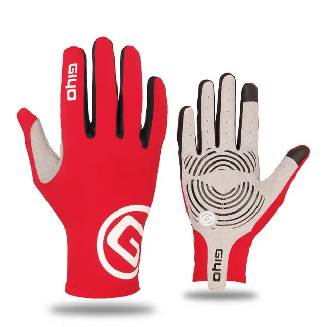 Men's And Women's Fashion Simple Cycling Gloves S02 Red - Shop at LoveMi