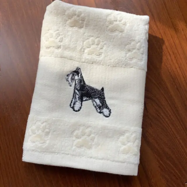 Dog Embroidery Water Absorbing Wash Towel 7 Style - Shop at LoveMi