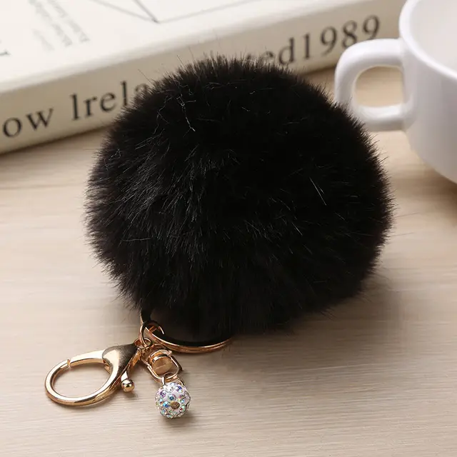 Home Fashion Simple Car Keychain Pendant Black - Shop at LoveMi
