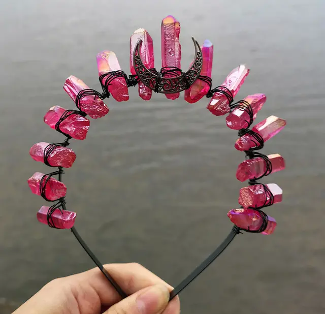 Witch Halloween Moon Crown Hair Band No.28 - Shop at LoveMi