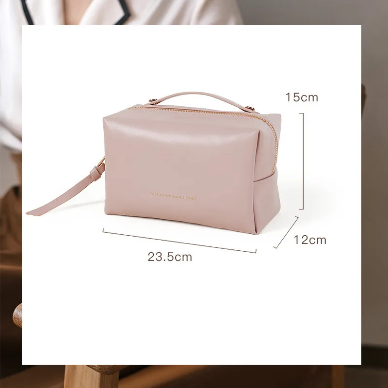Lazy Makeup Bag Portable And Large Capacity - Rose