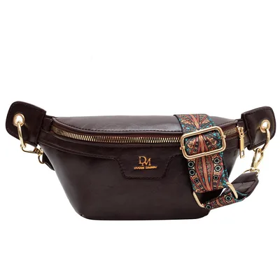 Single Shoulder Messenger Bag Niche Design And Fashion Coffee - Shop at LoveMi