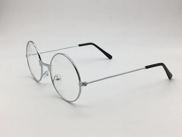 Individual Retro Metal Round Frame Glasses Silver - Shop at LoveMi
