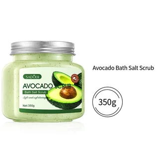 Fruit Bath Salt Scrub Cream Exfoliating Body Care - Avocado Bath Salt Scrub