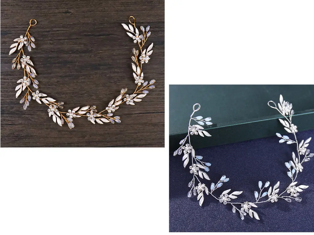 Bride Hair Band Wedding Accessories Photography Props - Set
