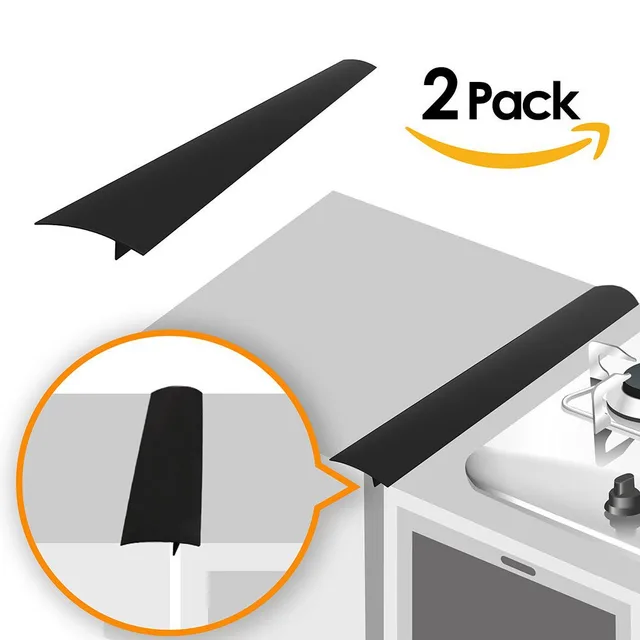 Stove Sealing Strip Cover Oil proof Gap Strip T shaped Strip Black - Shop at LoveMi