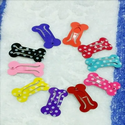 Smooth Smooth Plate BB Clip Pet Dog Hair Pink Red - Shop at LoveMi