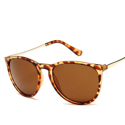 European And American Trend New Sunglasses Leopard Print Tea Piece - Shop at LoveMi