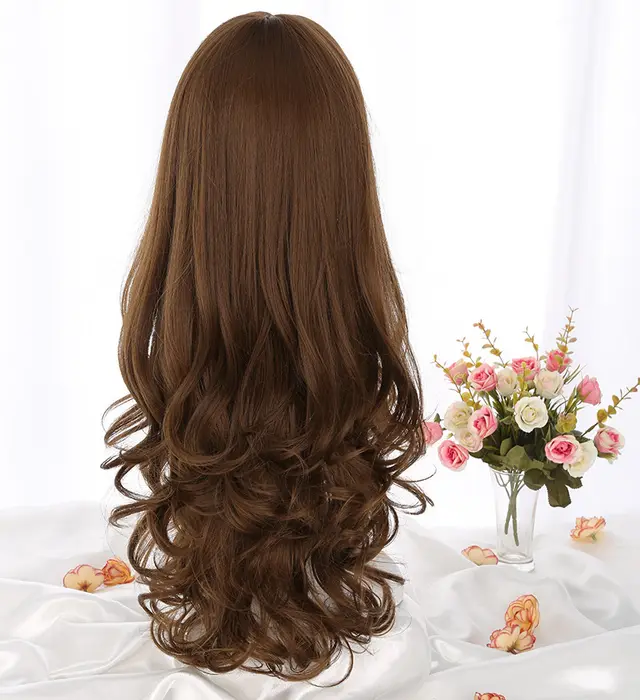 Long Curly Hair Wig Sheath Fondant - Shop at LoveMi