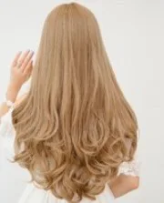 Long Curly Hair Wig Sheath Linen White Gold - Shop at LoveMi