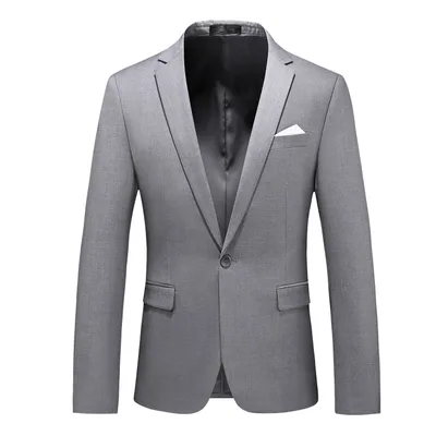 Men's Business Casual Single Western Shirt Grey - Shop at LoveMi