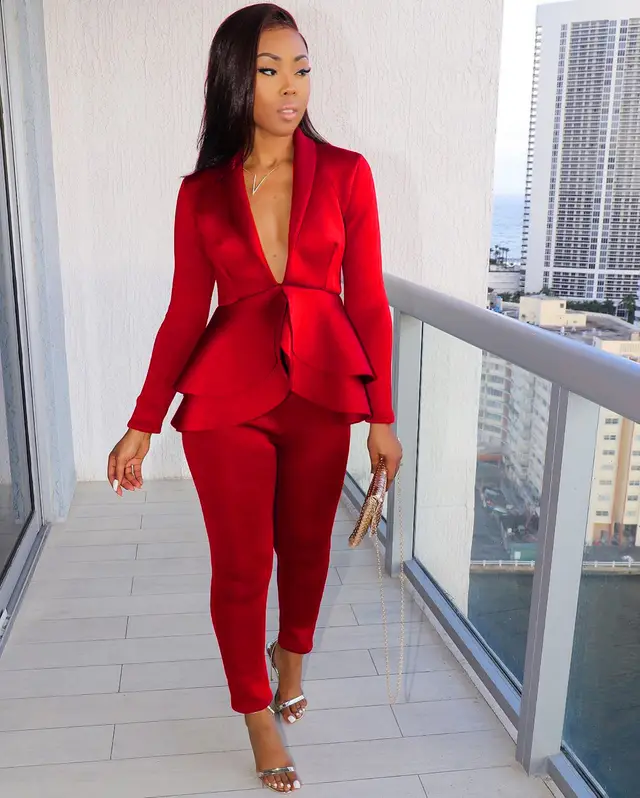 Suit Coat Shorts Suit Women's Suit Red - Shop at LoveMi