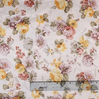 Garden Style Polyester Printed Jacquard Coffee71 - Shop at LoveMi