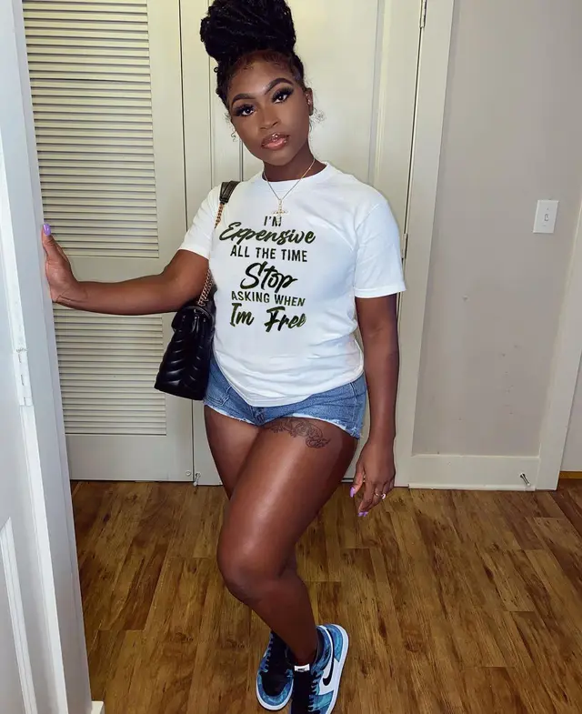 Available Foreign Trade New European And American Personalized Letter Women's Printed Wear T shirt Summer Loose Plus Size Crew Neck Short Sleeve ... White Zn38813 - Shop at LoveMi