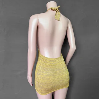 Women's Clothing Vacation Swimsuit - Gold