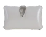 Women's New One Shoulder Messenger Bag For Dinner - White