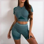 Dark Green Suit Short