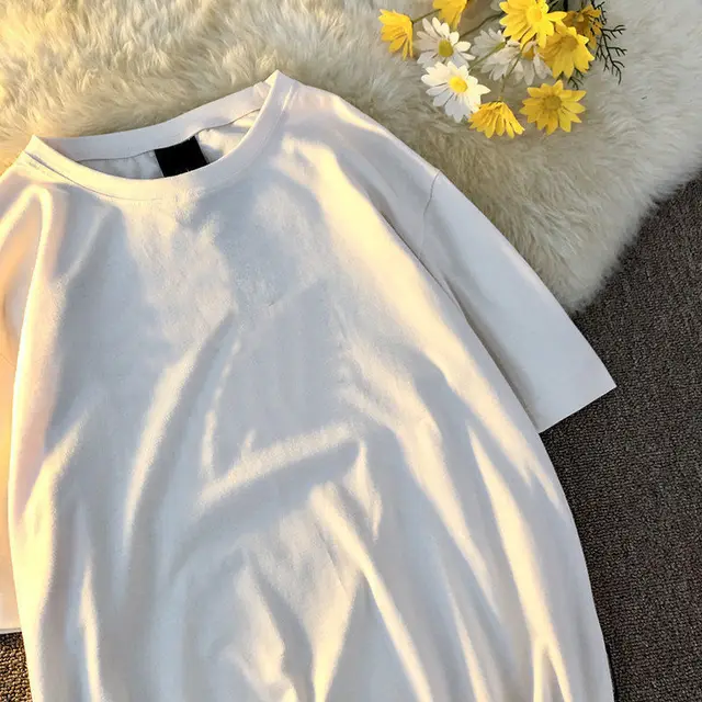 Women's Short sleeved T shirt With Two Sleeves Pure White - Shop at LoveMi