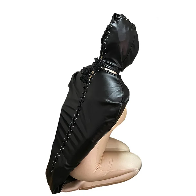 Restraint Clothes Single Gloves Self binding Supplies Black Lace Headcover - Shop at LoveMi