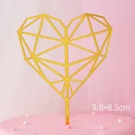 Birthday Cake Baking Decoration Decoration Card - Gold Love B