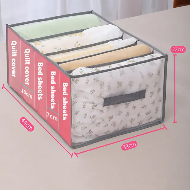 Quilt Clothes Storage Bag Dustproof Blanket Wardrobe Organizer Bed Sheet5 Gray - Shop at LoveMi