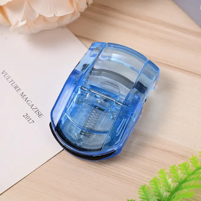 Mini Eyelash Lasting Curler Makeup Tool Transparent Blue - Shop at LoveMi