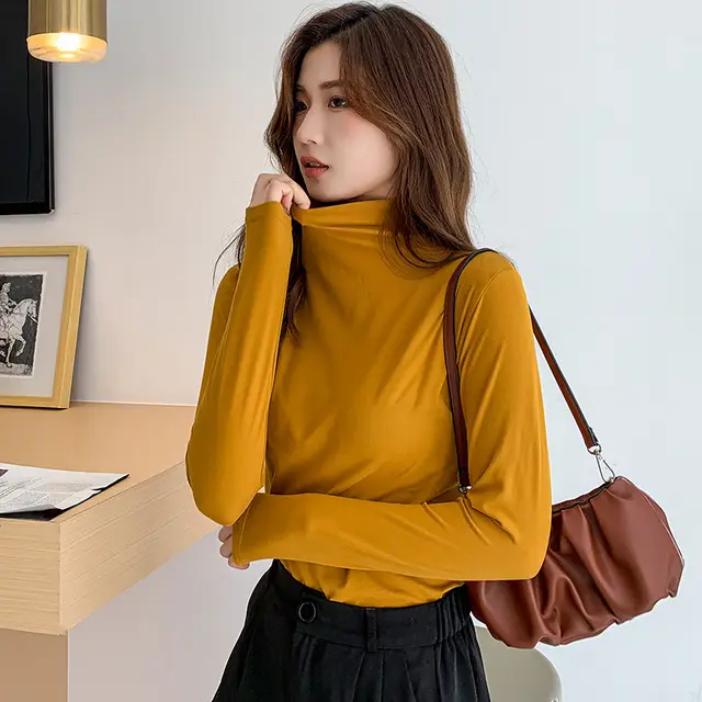 Women's Long Sleeves With Modal Underlay Ginger - Shop at LoveMi