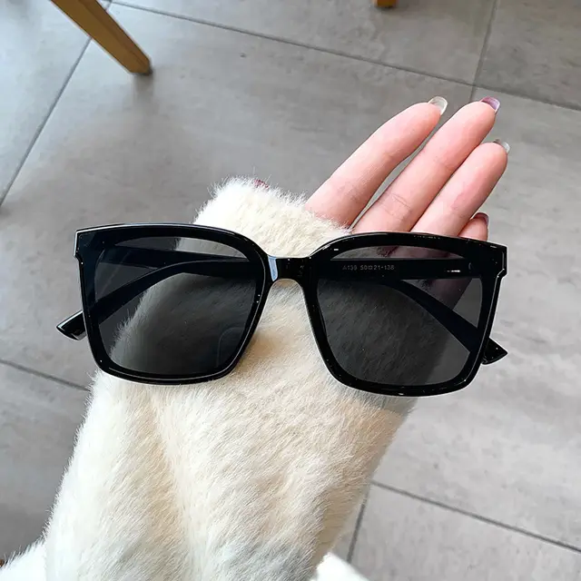 Fashion Street Shooting Big Box Hip Hop Glasses Black - Shop at LoveMi