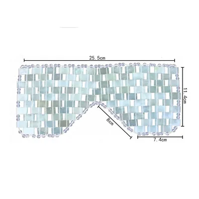 Jade Mask Beauty Beauty Is Warm And Comfortable Light Green 25X12Cm - Shop at LoveMi