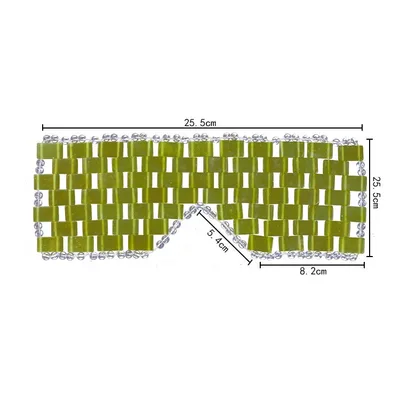 Jade Mask Beauty Beauty Is Warm And Comfortable Light Yellow 25X12Cm - Shop at LoveMi