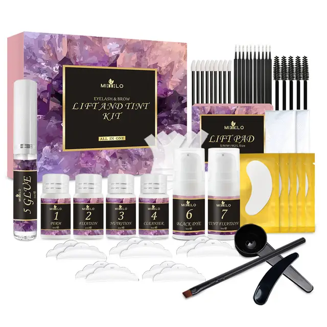 Dyeing Eyelash Sleeve Box Simple Cold Ironing Eyelash Sleeve Box 1Set - Shop at LoveMi