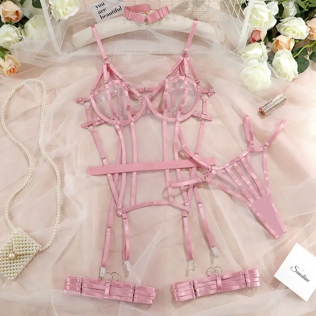 Three point Lingerie Set For Women Lotus Root - Shop at LoveMi