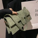 Women's Versatile Single Shoulder Crossbody Bag - Green