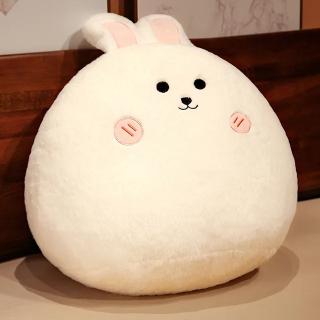 Fat Cat Plush Toy Cute Little Rabbit Bed Pillow Cushion Girl Sleeping Cuddle Sleeping Doll White Rabbit - Shop at LoveMi