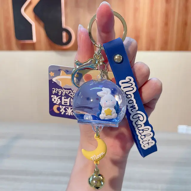 Wind Bells Star Moon Rabbit Series Floating Key Moon Moon Rabbit - Shop at LoveMi