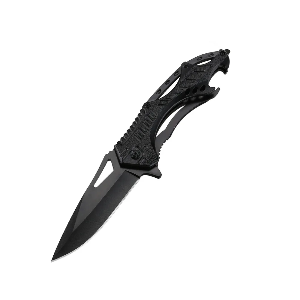 Knife Folding Knife Titanium Steel Cold Steel Black Large - Shop at LoveMi