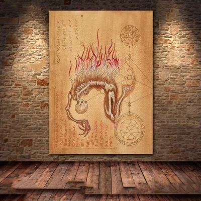 Dark Demon And Holy Geometric Wall Art Canvas 13 Style - Shop at LoveMi