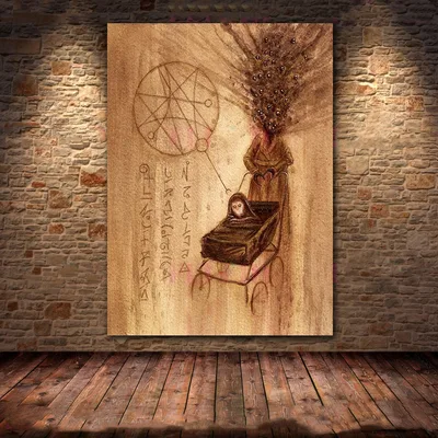 Dark Demon And Holy Geometric Wall Art Canvas 6 Style - Shop at LoveMi