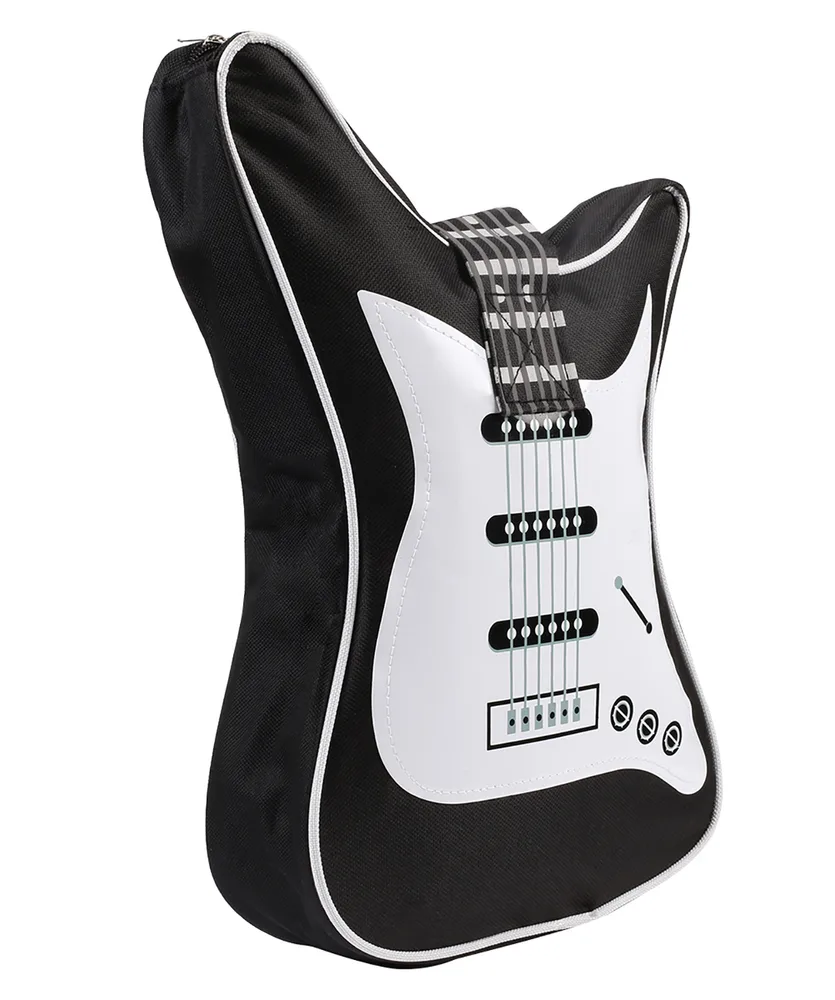 Women's Fashion Casual Guitar Shape Crossbody Bag White - Shop at LoveMi