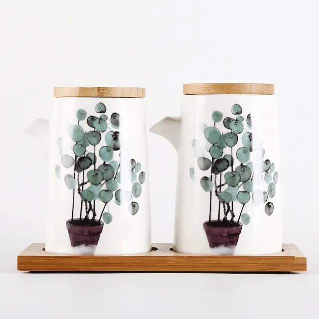 Restaurant Household Ceramic Seasoning Jar Set Set7 - Shop at LoveMi