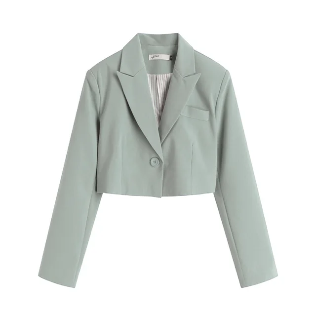 Autumn Two Piece Suit Blazer and Pants Green - Shop at LoveMi